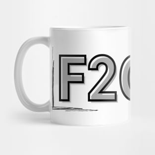 F2020 - Black Text Mug